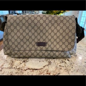 Gucci Supreme Plus Diaper Bag - Used